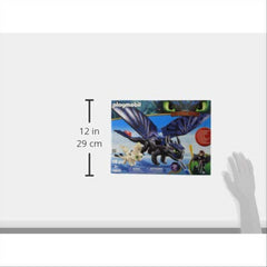 Playmobil DreamWorks Dragons Hiccup and Toothless with Baby Dragon 19pc 70037