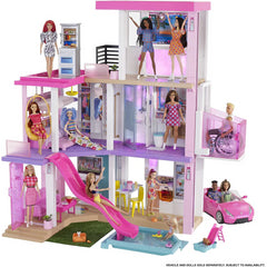 Barbie Dreamhouse Doll house Playset Pool & Slide Puppy with Lights & Sounds 75+ Pcs