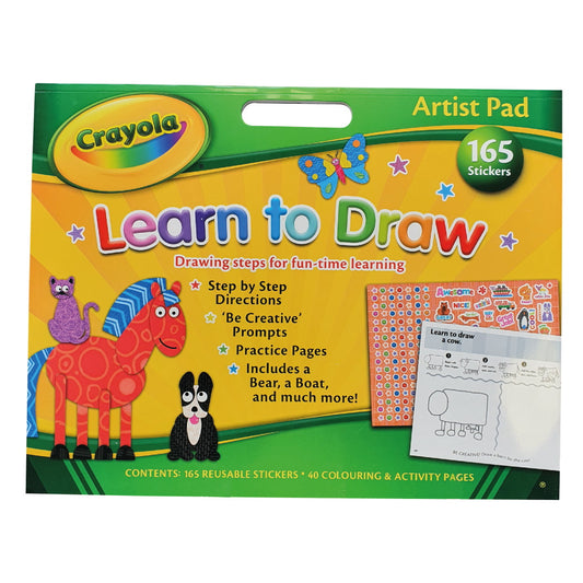 Crayola Artist Learn to Draw Pad for Kids