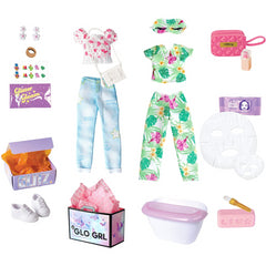 InstaGlam Glo Up Girls Erin Fashion Doll & 25 fashion Surprises 10" - Tiffany