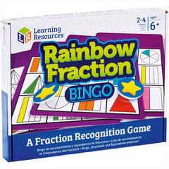 Learning Resources Rainbow Fraction Bingo