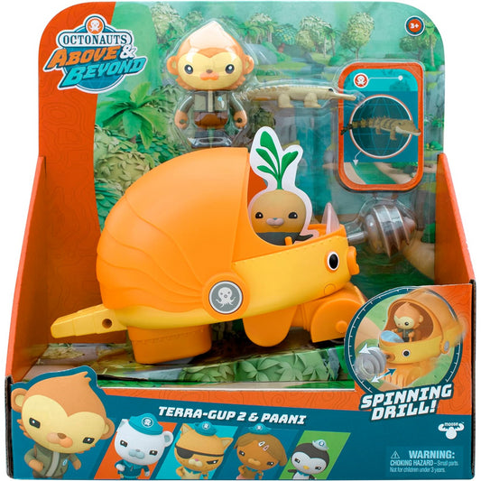 Octonauts Above & Beyond Deluxe Toy Vehicle & Figure - Terra Gup 2 & Paani