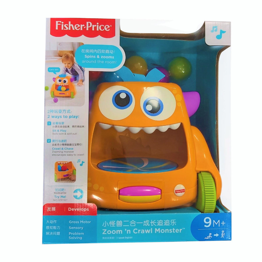 Fisher-Price FHD56/GDR77 Zoom-N-Crawl Monster - Maqio