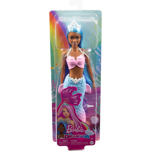 Barbie Dreamtopia Mermaid Doll with Blue Hair and Tiara