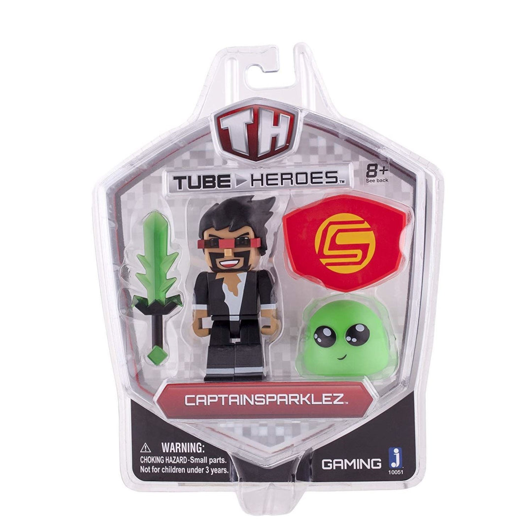 Tube Heroes 3-Inch Captain Sparklez with Accessory - Maqio