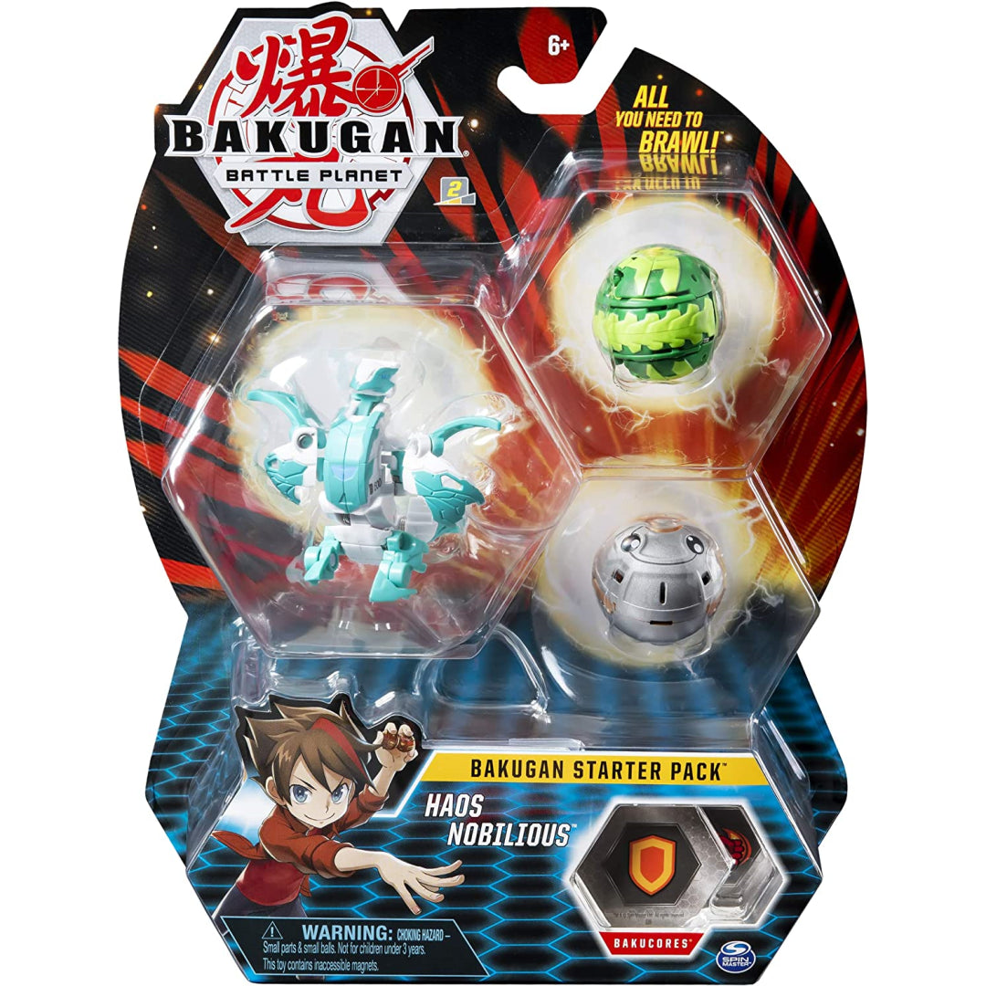 Bakugan Battle Planet Starter 3 Pack Action Figure Set - Haos