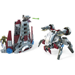 Halo Mega Construx Skiff Intercept Vehicle & 4 Action Figures