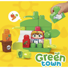 Mega Bloks Fisher-Price Building Blocks Town Build & Learn Eco House 88pcs