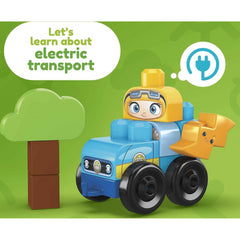 Mega Bloks Fisher-Price Building Blocks Town Build & Learn Eco House 88pcs