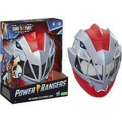Power Rangers Dino Fury Red Ranger Electronic Mask Fancy Dress