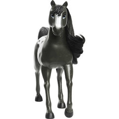 Dreamworks Spirit Untamed Black Hair Horse 8" & Moving Head - Pinto