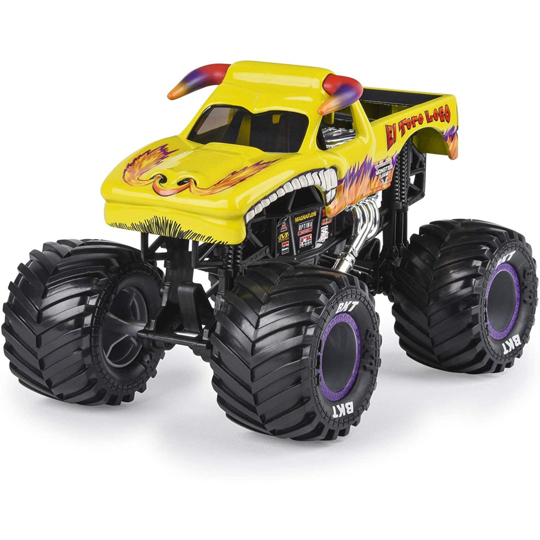 Monster Jam Official El Toro Loco Yellow Monster Truck - Maqio