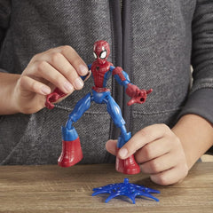 Marvel Spider-Man Bend and Flex Action Figure Toy Flexible 6-Inch Figure
