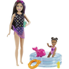 Barbie Skipper Babysitters Inc Dolls Paddling Pool Set
