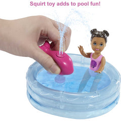 Barbie Skipper Babysitters Inc Dolls Paddling Pool Set
