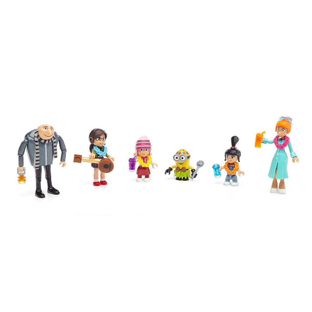 Mega Bloks FHY38 Construx Despicable Me 3" Family Luau Party Toy - Maqio