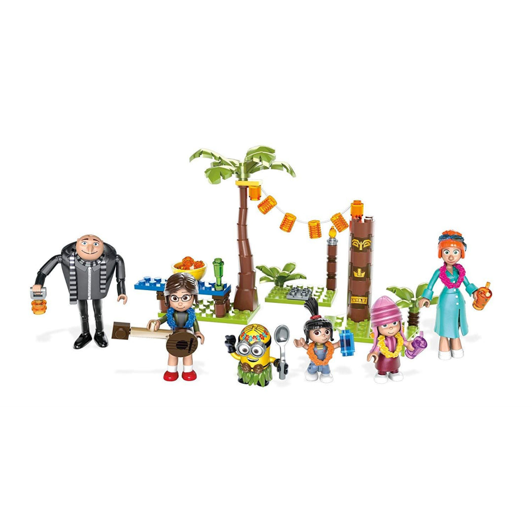Mega Bloks FHY38 Construx Despicable Me 3" Family Luau Party Toy - Maqio