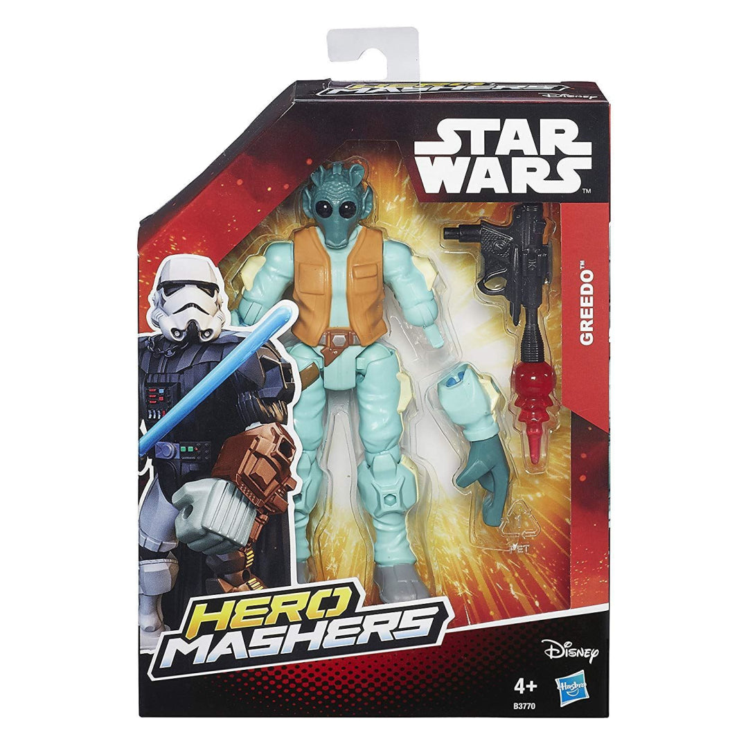 Star Wars Hero Mashers Episode IV Greedo Figure - Multi-Colour - Maqio