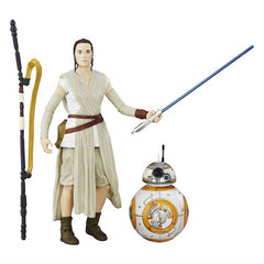 Star Wars B3836 The Black Series 6-Inch Rey (Jakku) and BB-8 - Maqio