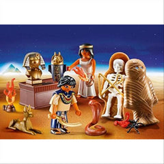 Playmobil 9542 History Collectable Egyptian Treasure Carry Case Toy - Maqio