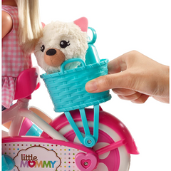 Little Mommy Learn to Ride Doll With Dog