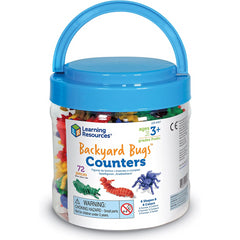 Learning Resources Backyard Bugs Counters Education Toys for Kids - Set of 72