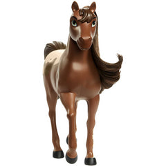 Dreamworks Spirit Untamed Light Brown Hair Horse 8" Moving Head - Chestnut