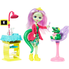 Enchantimals Smilin Dentist Playset with Andie Alligator Doll 6-Inch
