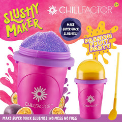 Chillfactor Home Made Squeeze Cup Slushy Maker - Passion Fruit Party