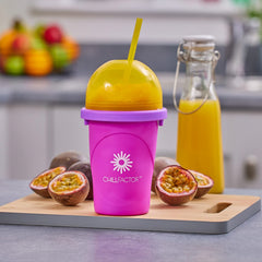 Chillfactor Home Made Squeeze Cup Slushy Maker - Passion Fruit Party