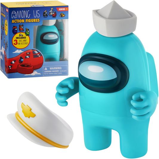 Among Us Series 2 Crewmate Figure Medium Sized - Light Blue
