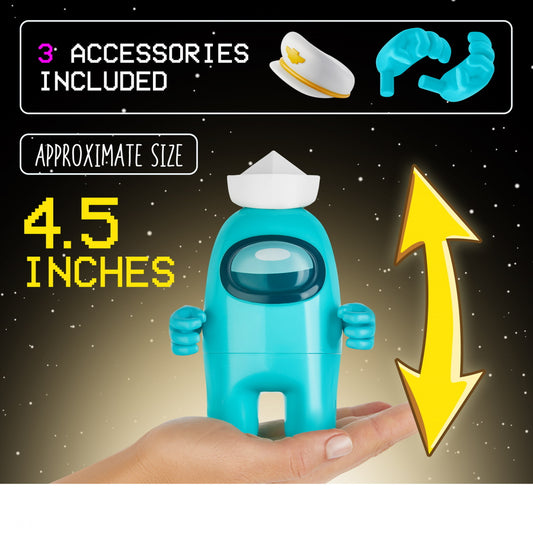 Among Us Series 2 Crewmate Figure Medium Sized - Light Blue