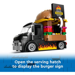 LEGO City 60404 Burger Van Food Truck Toy Vehicle Building Toys