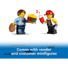 LEGO City 60404 Burger Van Food Truck Toy Vehicle Building Toys