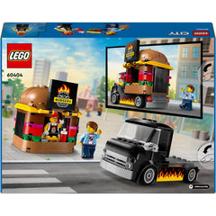 LEGO City 60404 Burger Van Food Truck Toy Vehicle Building Toys