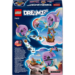 LEGO 71472 DREAMZzz Izzie's Narwhal Hot-Air Balloon Building Set