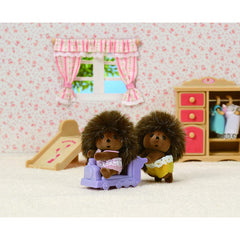 Sylvanian Families Hedgehog Twins For Dollhouse Playset