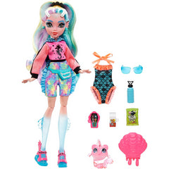Monster High Doll and Pet Piranha Posable Fashion Doll - Lagoona Blue