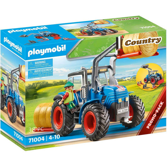 Playmobil Country Large Tractor with Accessories and Trailer Coupling - 71004