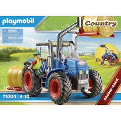 Playmobil Country Large Tractor with Accessories and Trailer Coupling - 71004