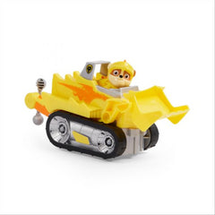 Paw Patrol Rescue Knights Deluxe Vehicle & Action Figure - Rubble