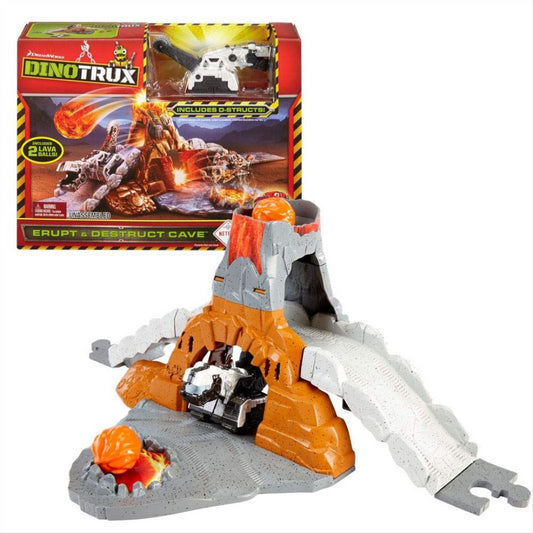 Volcanic Eruption with D-Structs | Game Set | Dino-Trux | Mattel DKD20 - Maqio