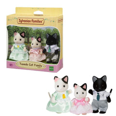 Sylvanian Families Tuxedo Cat Family