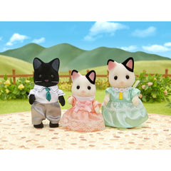 Sylvanian Families Tuxedo Cat Family