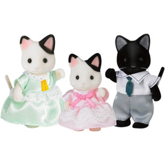 Sylvanian Families Tuxedo Cat Family