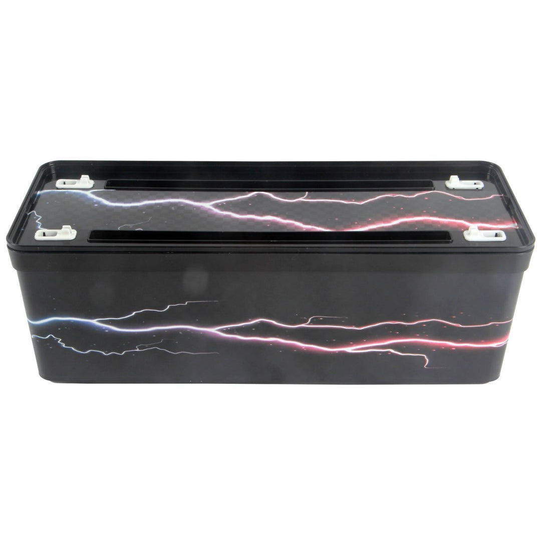 Maqio Polypropylene IML Print Cable Tidy Box - Lightning Bolts - Maqio