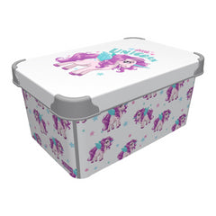 Maqio Plastic Storage Unicorn Decorative Boxes - Set of 4 - Maqio