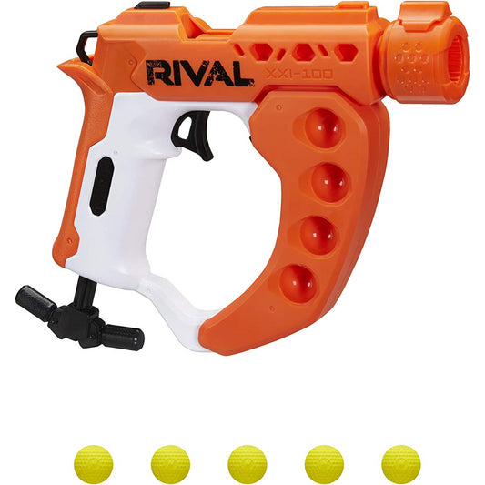 Nerf Rival Curve Shot Flex XXI-100 Blaster 5 Rival Rounds