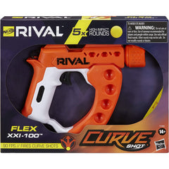 Nerf Rival Curve Shot Flex XXI-100 Blaster 5 Rival Rounds