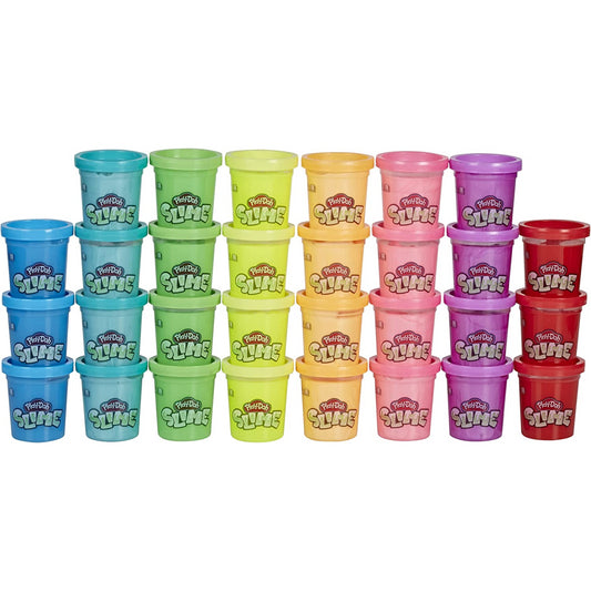 Play-Doh Slime 30 Can Pack Assorted Rainbow Colours